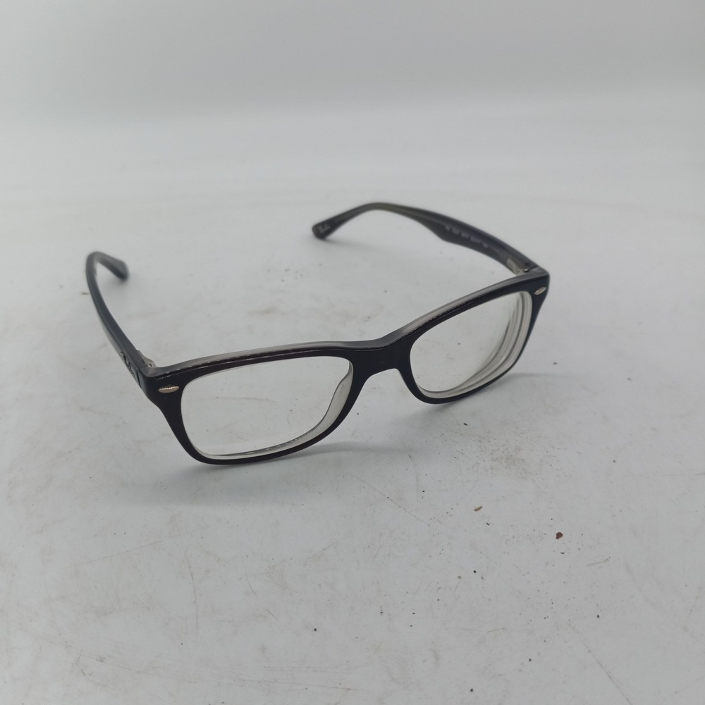 Ray-Ban RB5228 5076 Dark Brown Gray Horn Rim Eyeglasses Frames Only 50-17-140 73